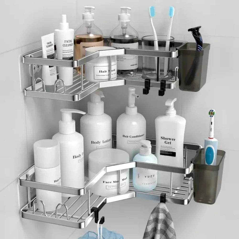 Stainless Steel Corner Shower Shelf
