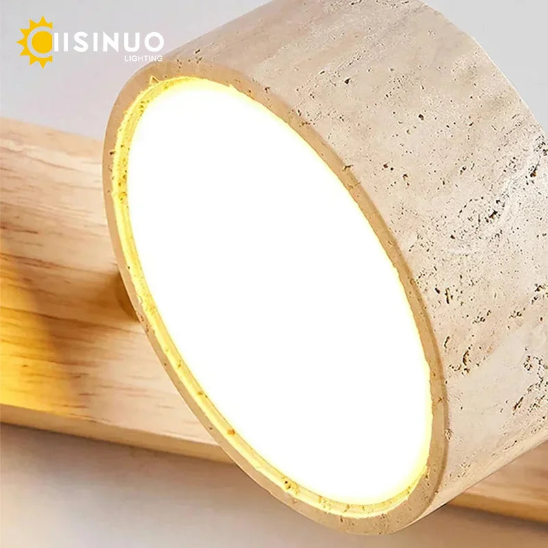 Travertine Stone Vanity Light