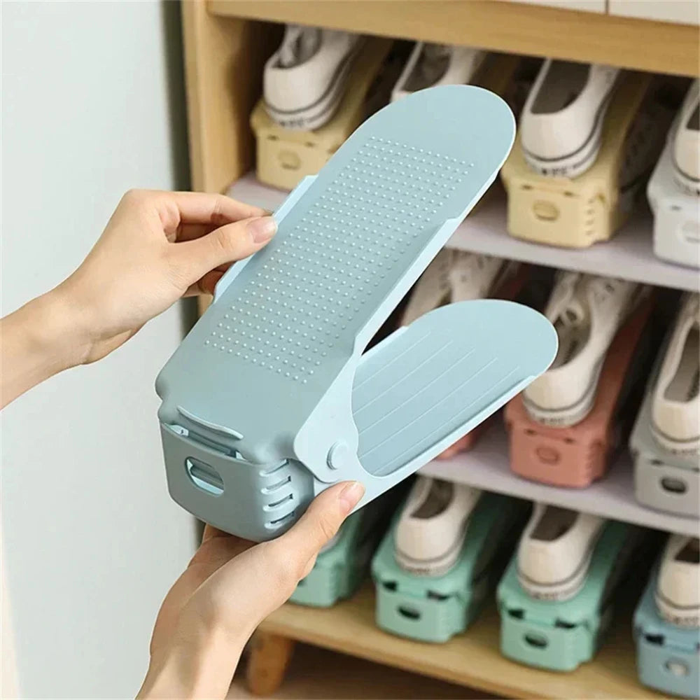 Adjustable Shoe Slot Organizers Set of 10
