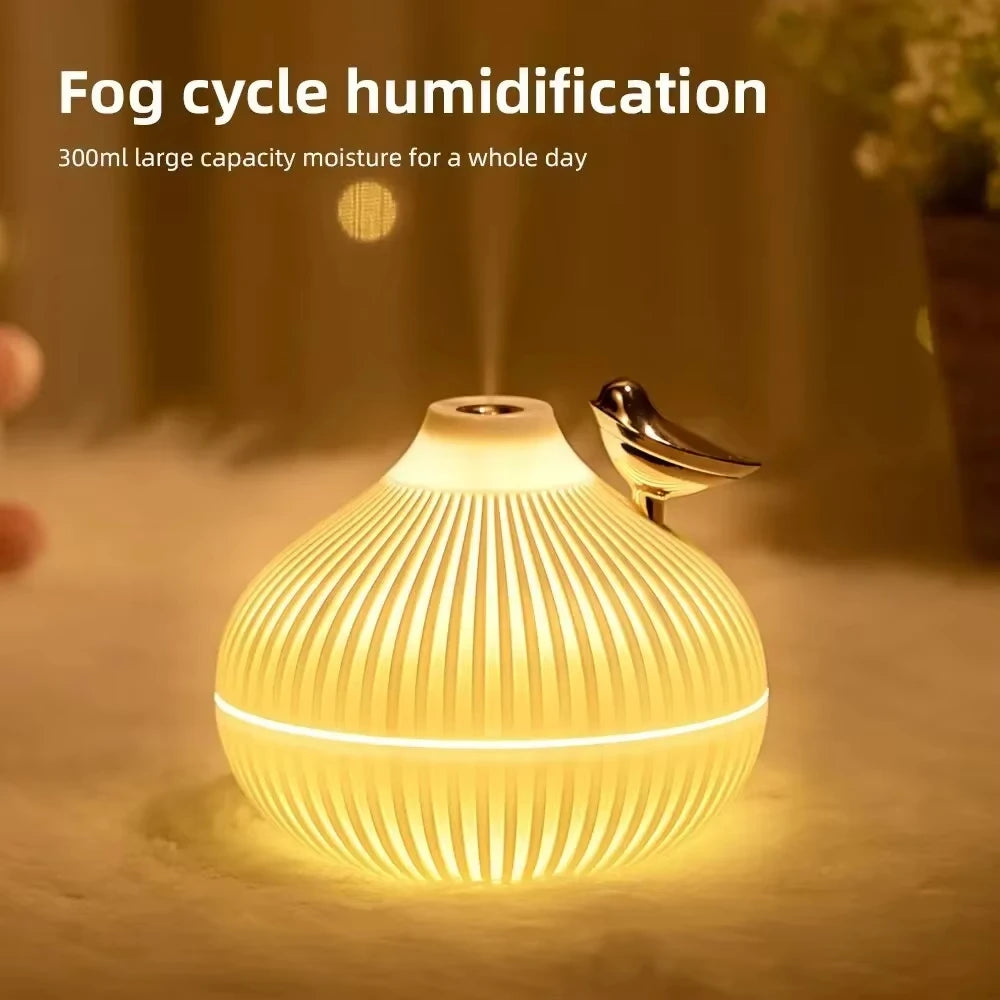 Humidifier Scented Creative Onion Shape Can Do Night Light Quiet Sleep