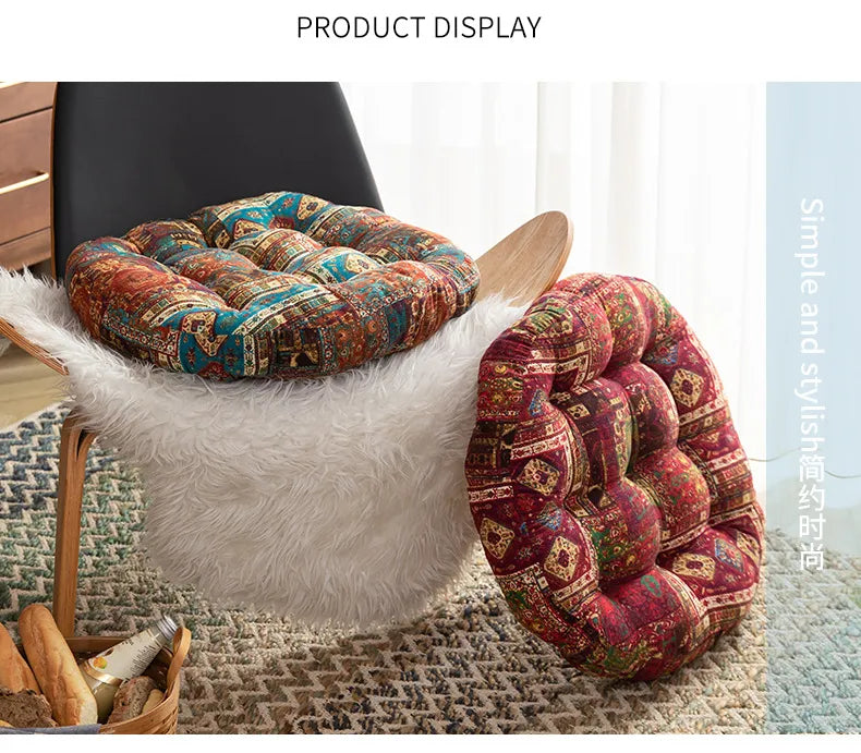 Bohemian Square Floor Seat Cushion