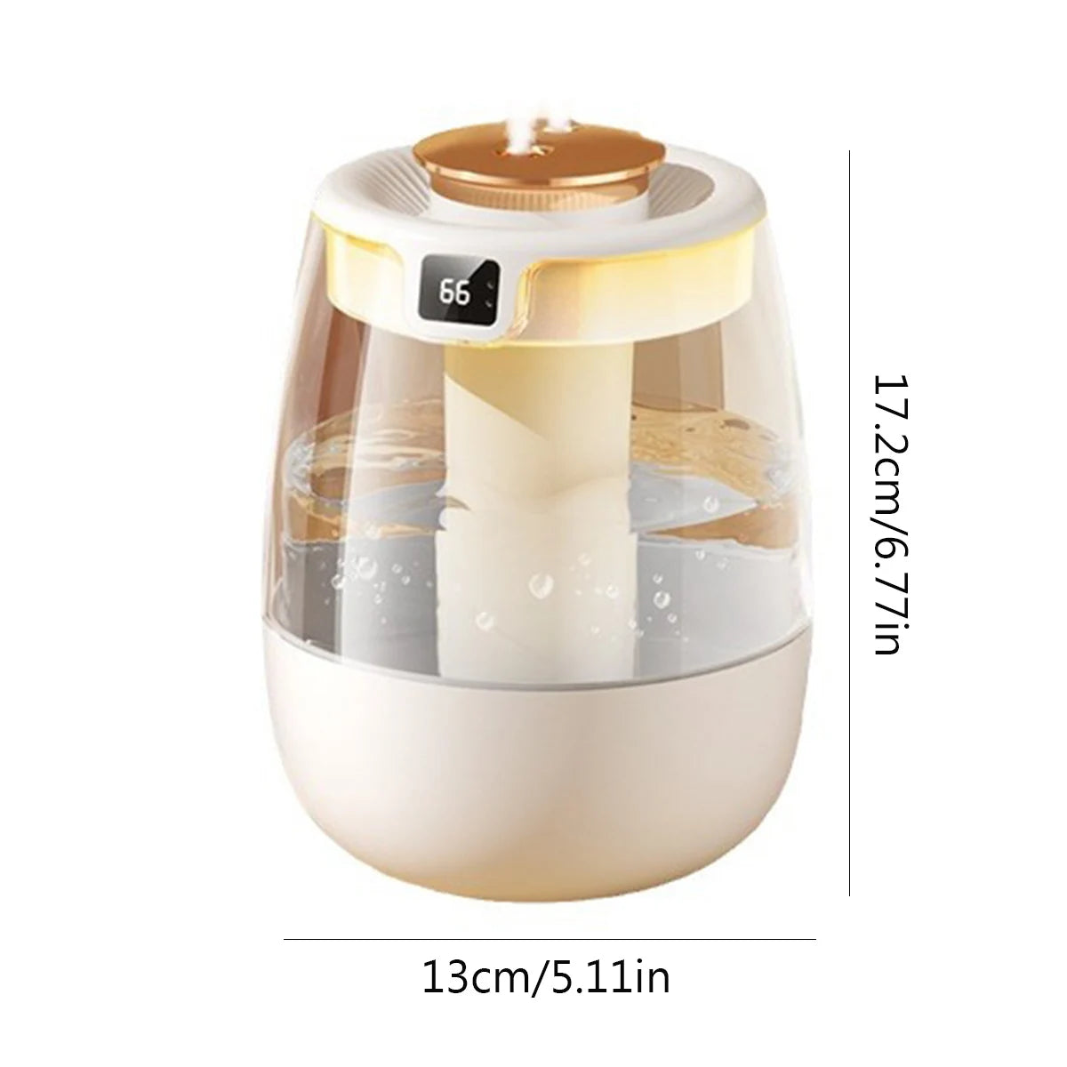 1.3L Air Humidifier Double Spray Port Cool Mist Maker Fragrance