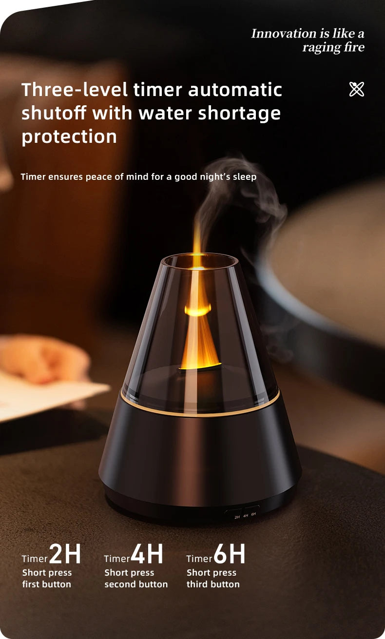 New Air Humidifier Home Colorful Lamp Usb Charge Essential Oil Spray
