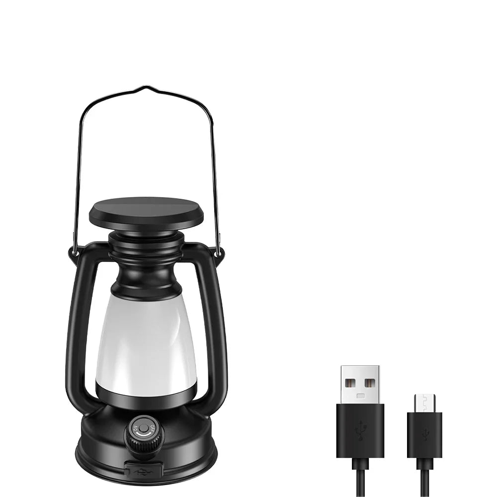 USB Rechargeable Camping Light Portable Camping Lanterns Hanging Tent