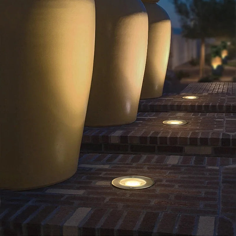 Round Recessed Garden Ground Light