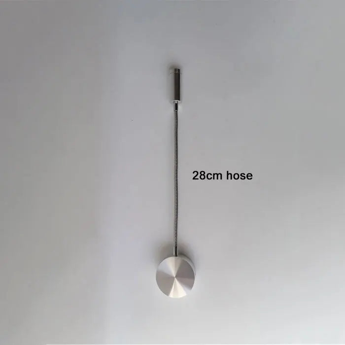 L40cm Long gooseneck 3W Led Wall Light Bedside Led Wall Lighting Black