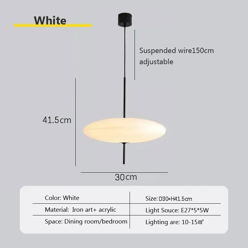 Nordic LED Flying Saucer Pendant Light