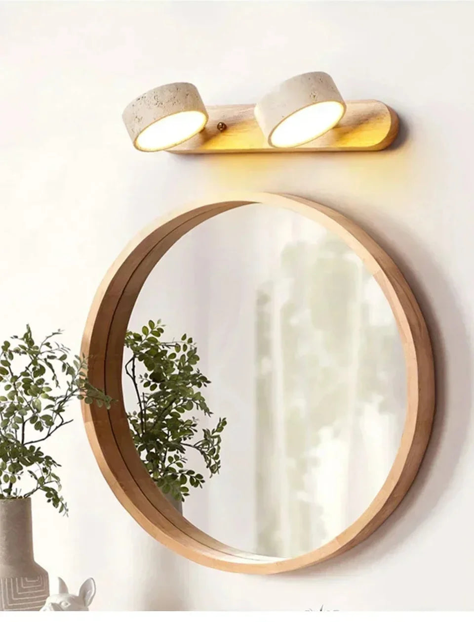 Travertine Stone Vanity Light