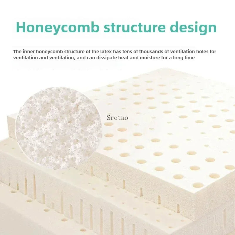 Natural Latex Cushion Student Classroom Stool Cushions Thickened Office Chair Cushion Sofa Floor Cushions Backrest Cojines 50x50