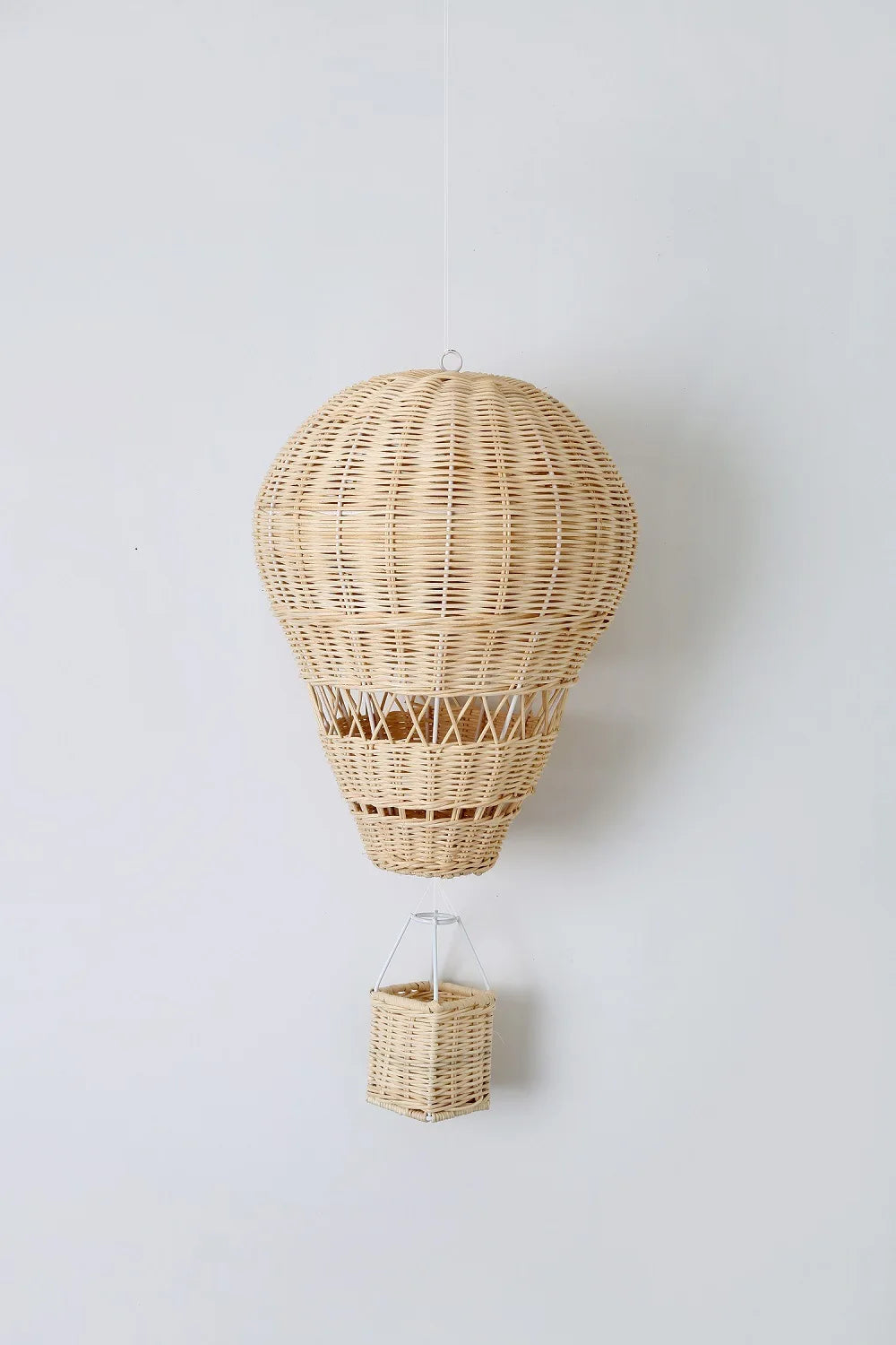 Rattan Hot Air Balloon Decor Hand-woven Wall Hanging Decor