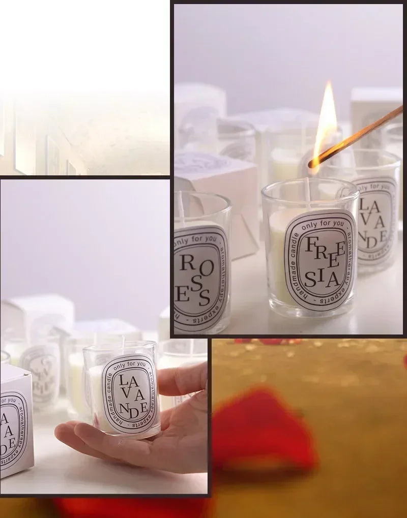 Romantic Transparent Scented Fragrance Candle Light Gift Scented
