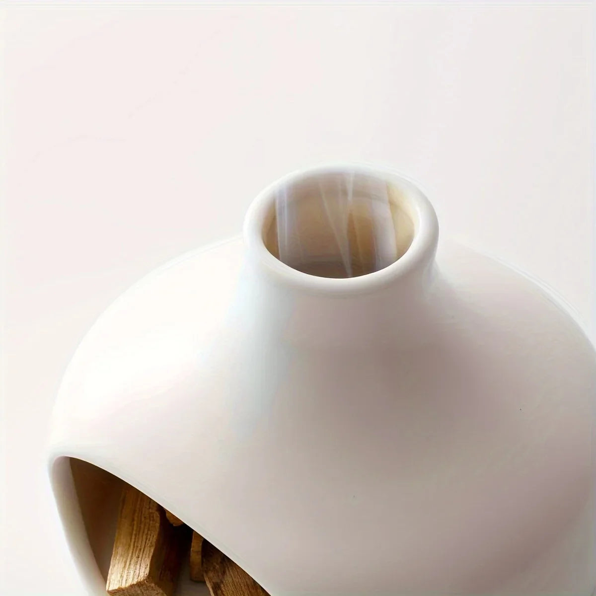 Ceramic Palo Santo and Sage Burner with Chimney