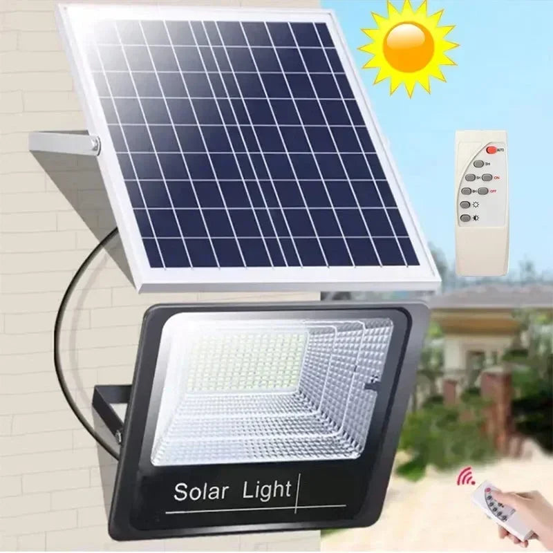 Solar Flood Light with Remote