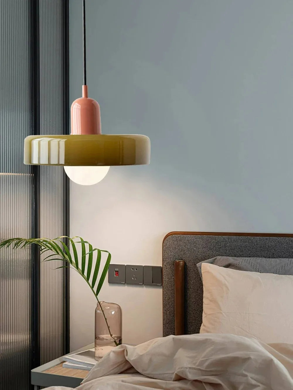 Nordic Retro Glass Pendant Light