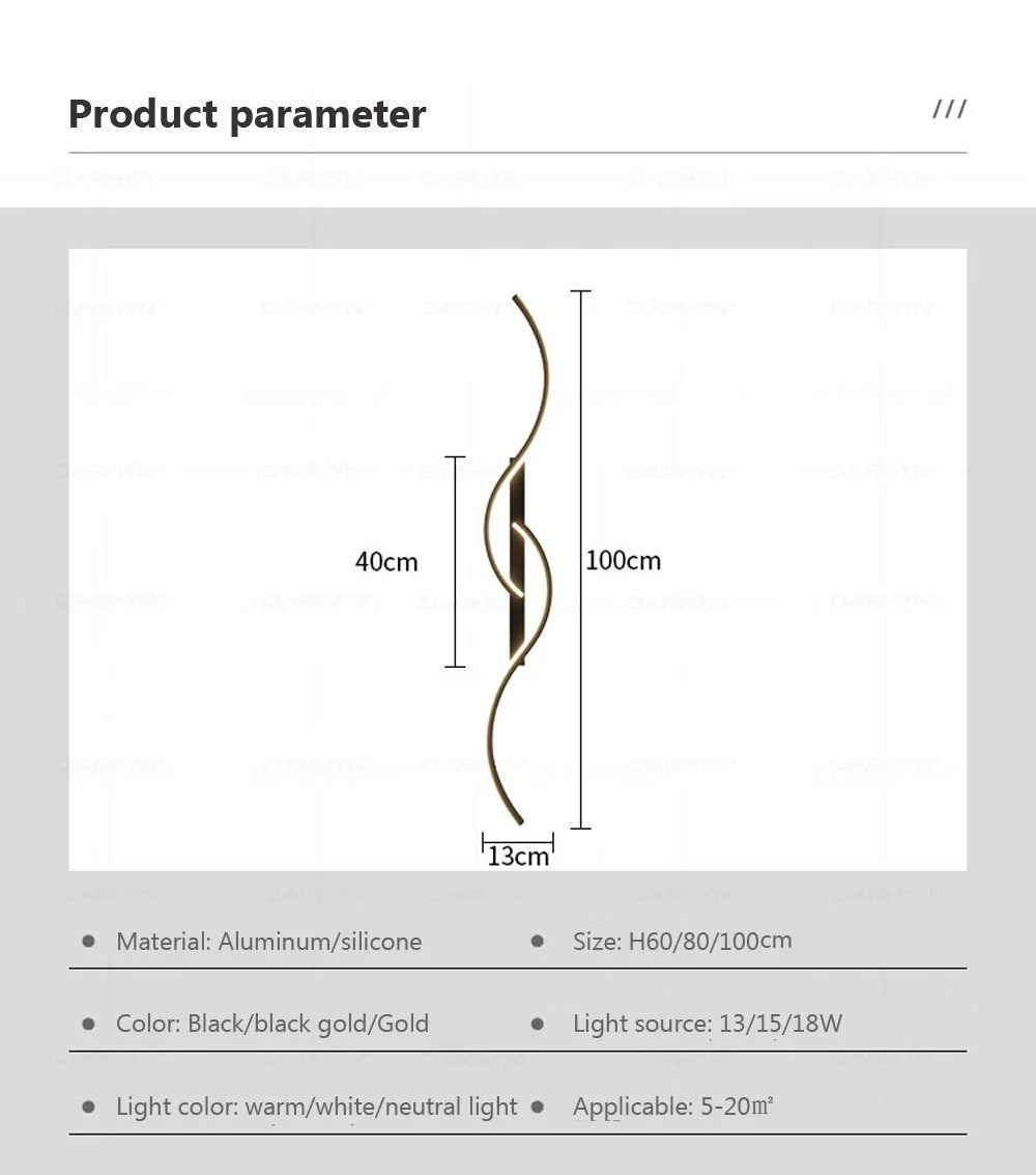 Minimalist Long Strip Wall Sconce