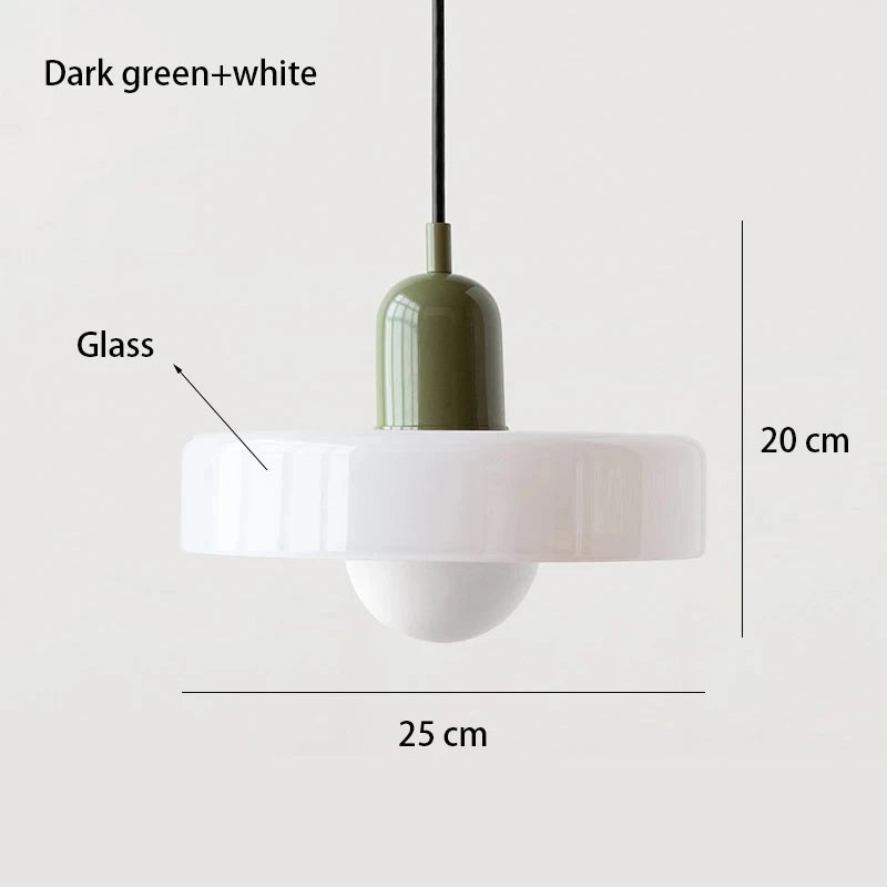 Nordic Glass Bauhaus Dining Room Chandelier Living Room Bedroom Bar