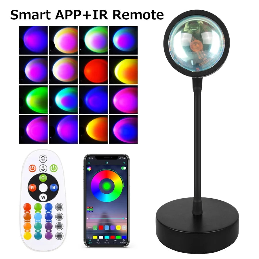 Sunset Bluetooth Rainbow Projector