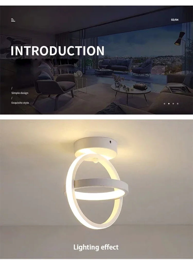 Modern Nordic LED Surface Mounted Ceiling Light