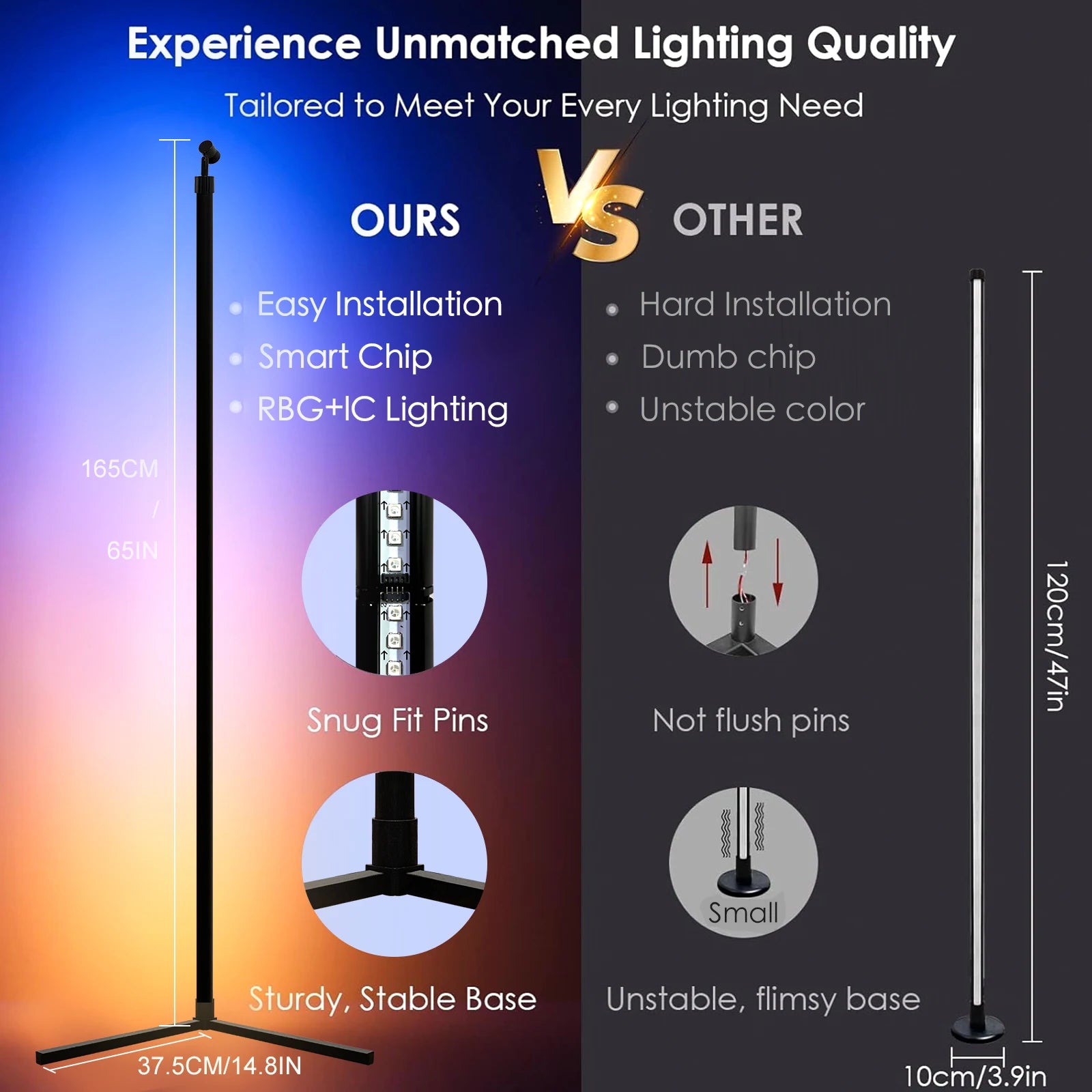 RGB Sunset Sync Floor Lamp