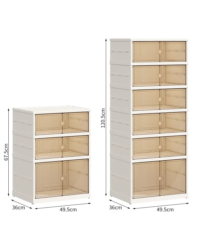 Foldable Transparent Shoe Storage Box