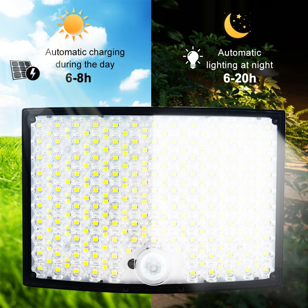 Solar Security Flood Light Motion Sensor
