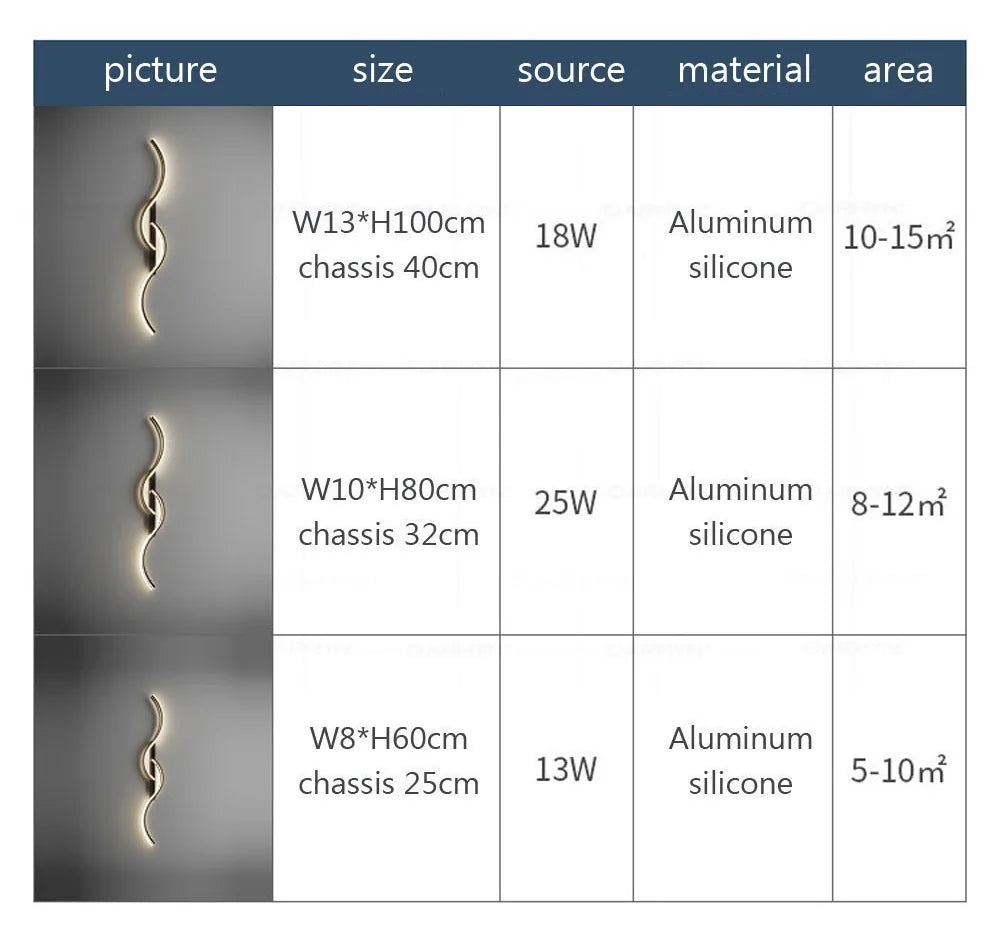 Minimalist Long Strip Wall Sconce