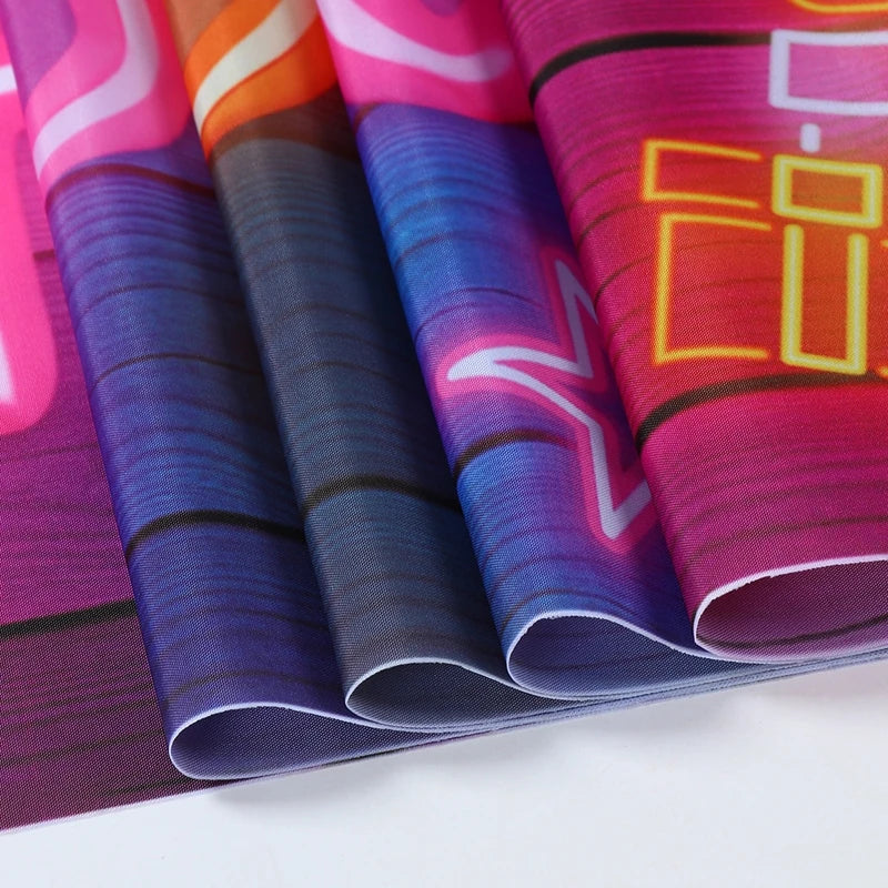 Neon Birthday Party Table Runner