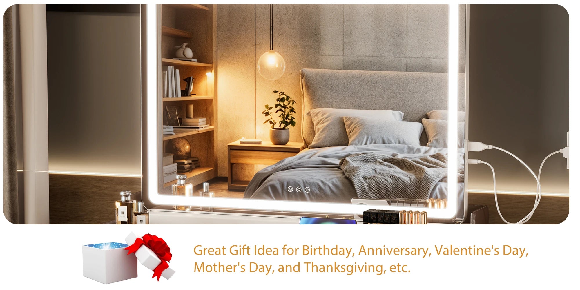 Aluminum Frame Vanity Mirror