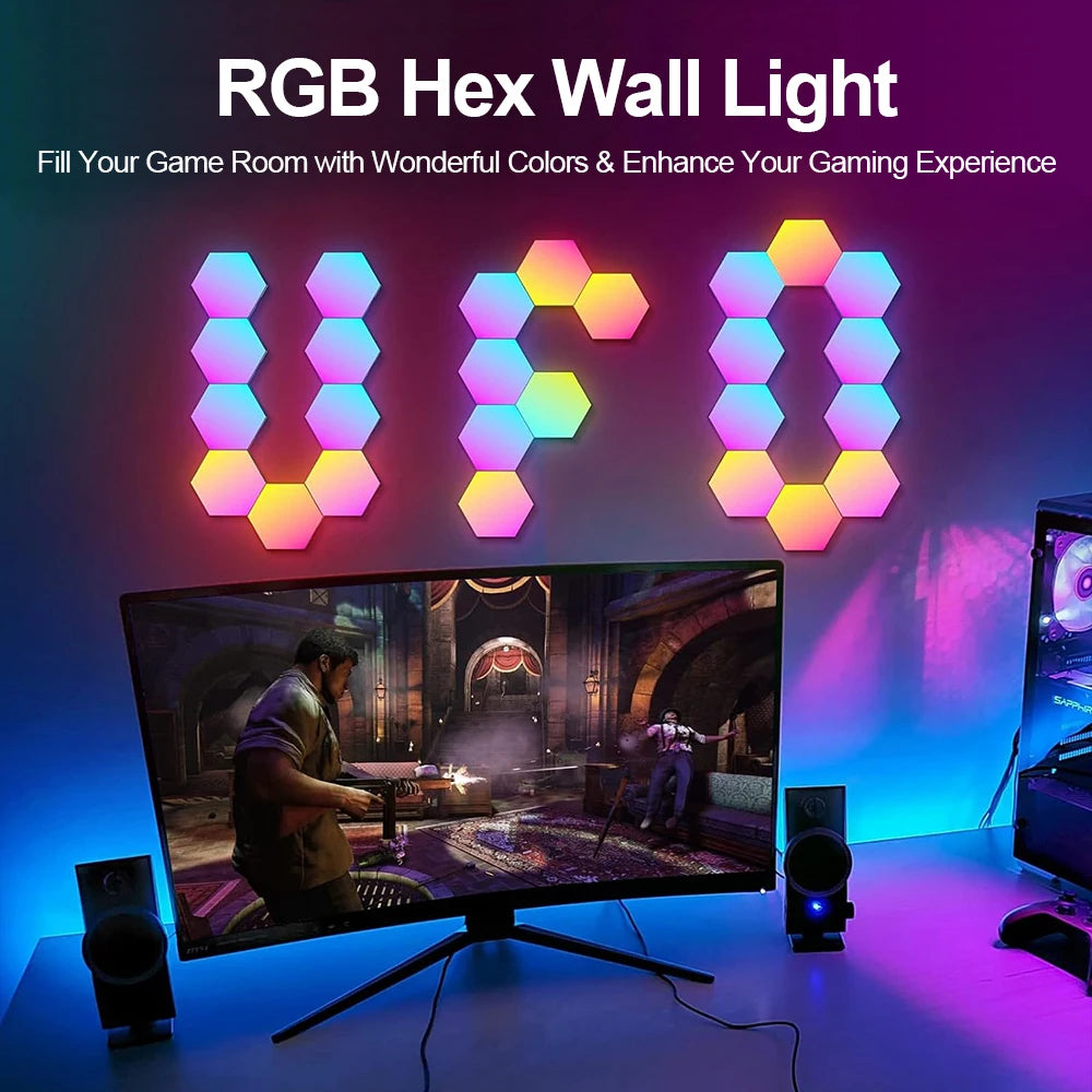 RGB Hexagon Smart Wall Panels