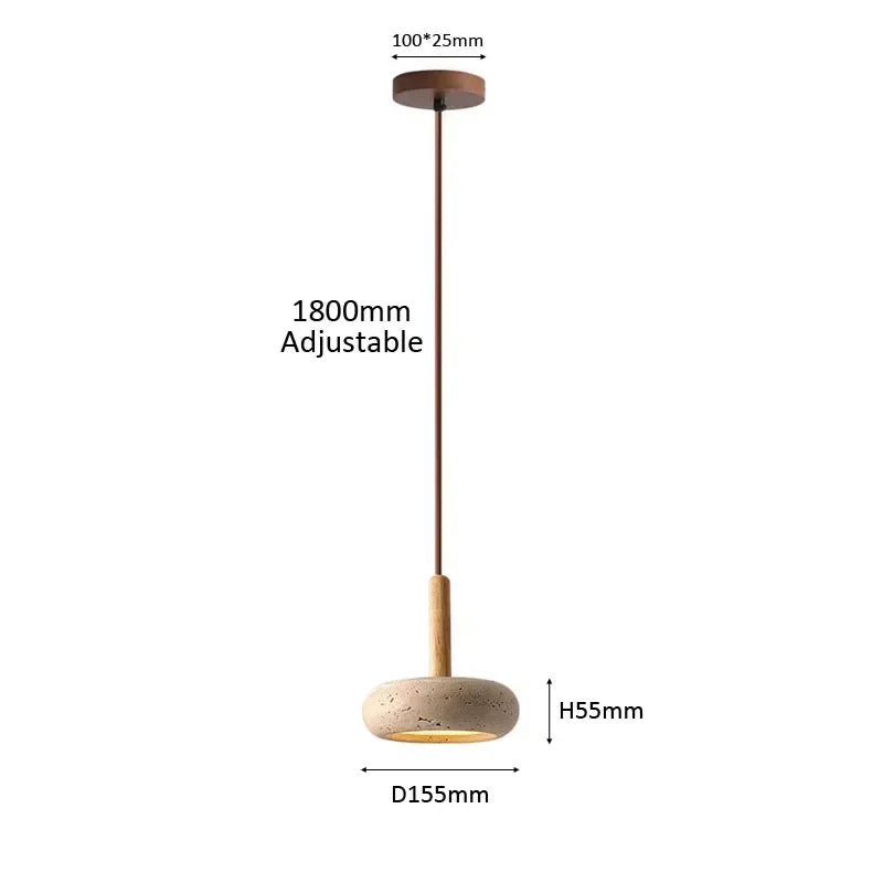 Wabi Sabi Circular Pendant Lamp