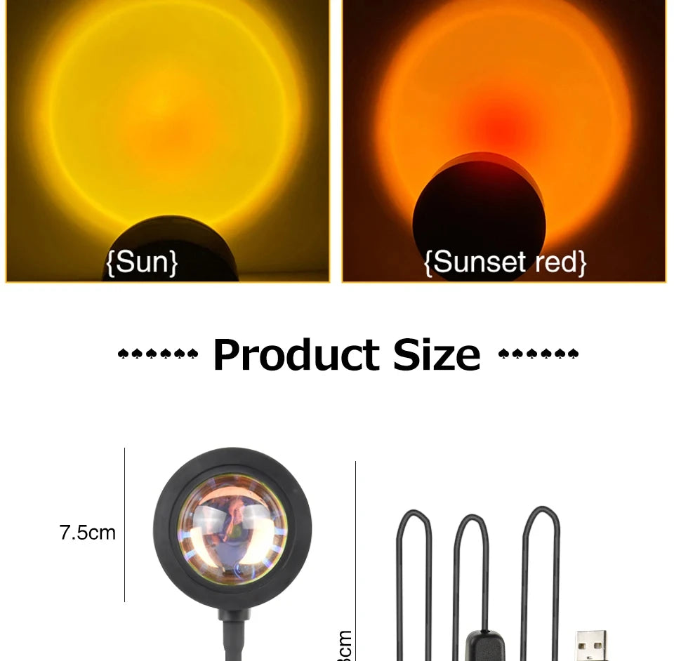 Sunset Bluetooth Rainbow Projector