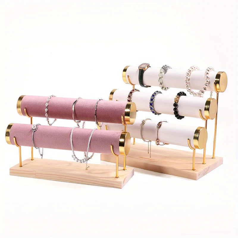 Wooden Jewelry Display Stand