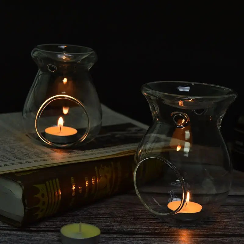 Glass Aroma Candle Burner
