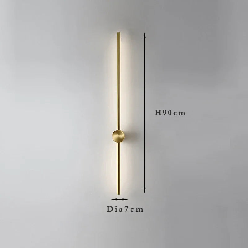 Minimalist Long Line LED Wall Lamp