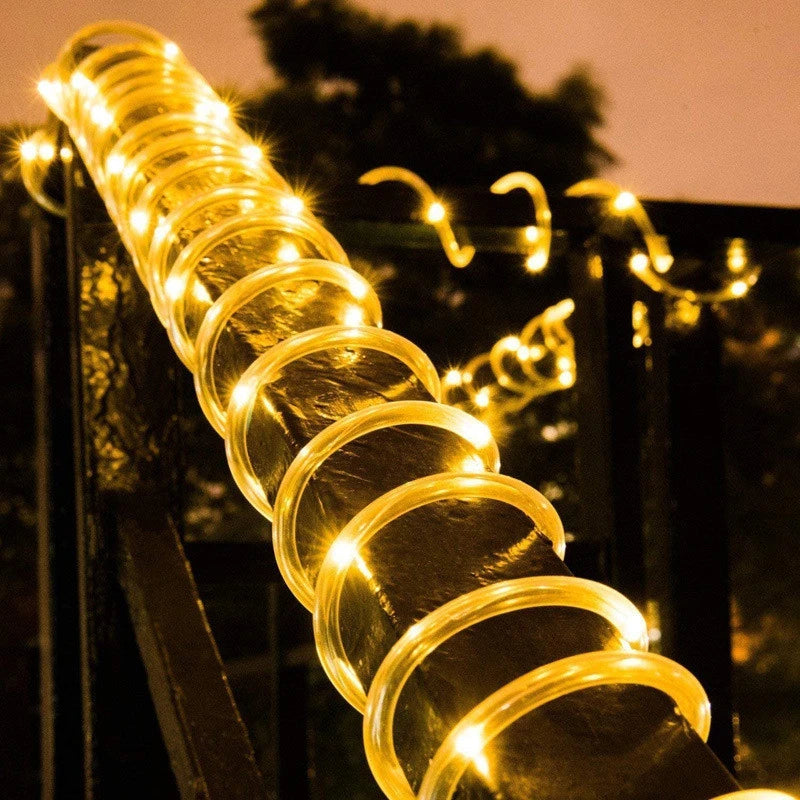 Solar Tube Rope Lights Outdoor