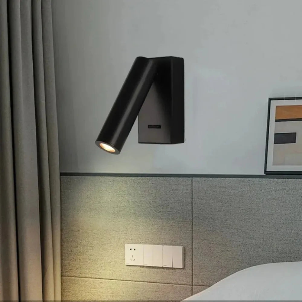 Modern LED Wall lights Rotatable Adjustable Reading Lights Bedroom