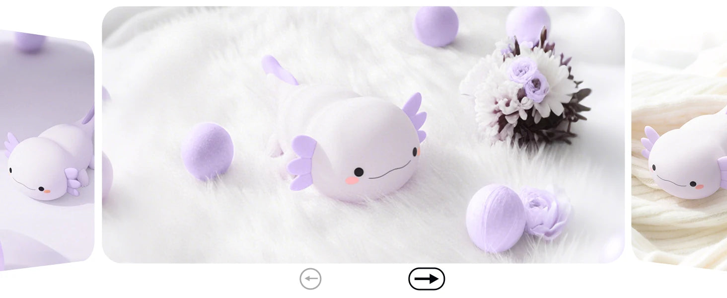 Axolotl Silicone Night Light