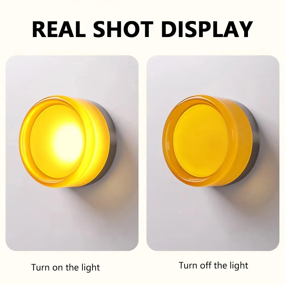 Round Acrylic LED Wall Sconce