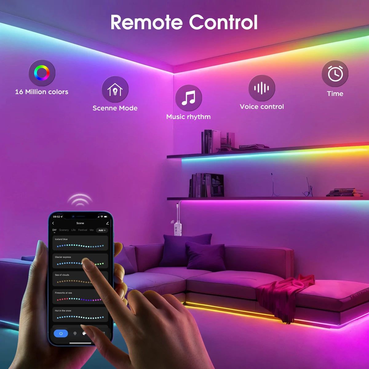 Tuya WiFi RGBIC COB Strip A