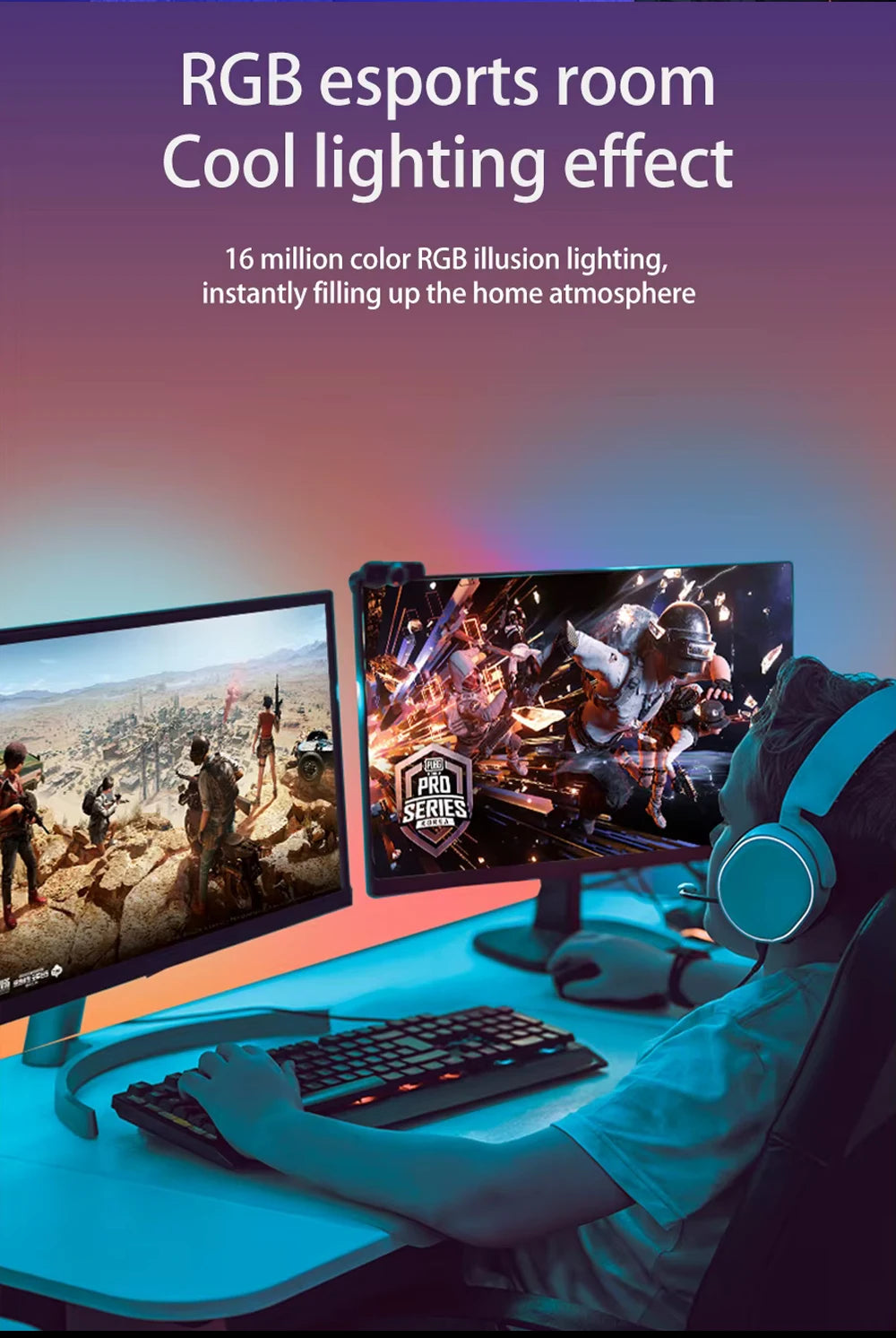 PC Monitor Backlight LED Strip