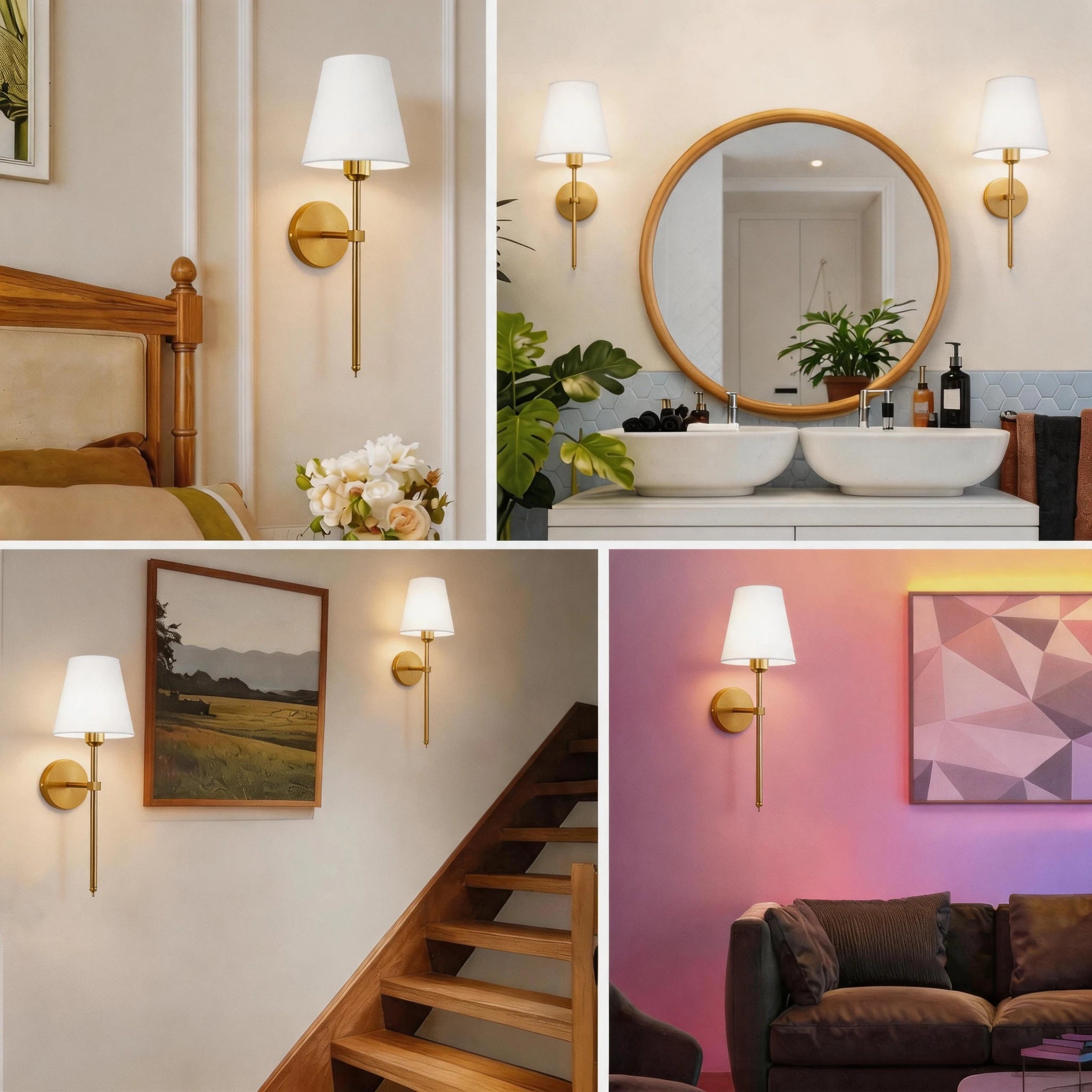 Wireless 10 Color Wall Lamp