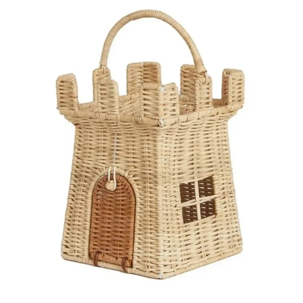 Woven Rattan Picnic Basket