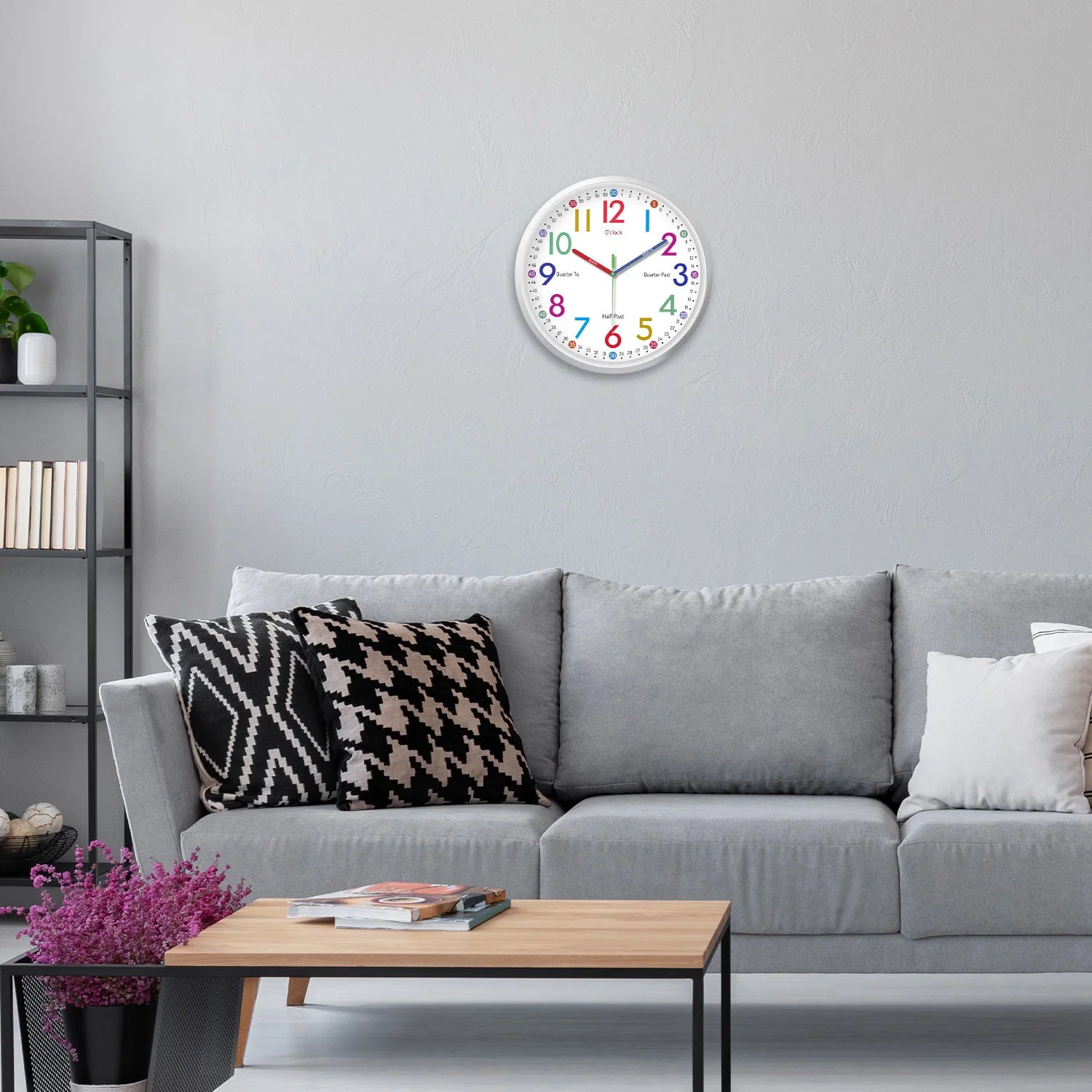 Minimalist Glass Wall Clock