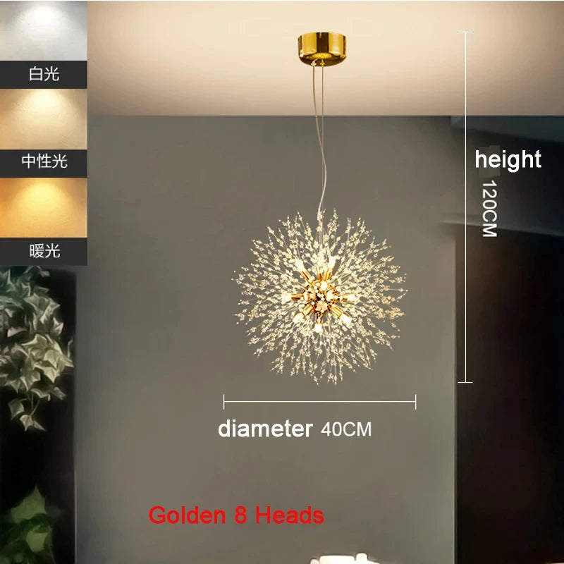 Modern Dandelion LED Pendant Light