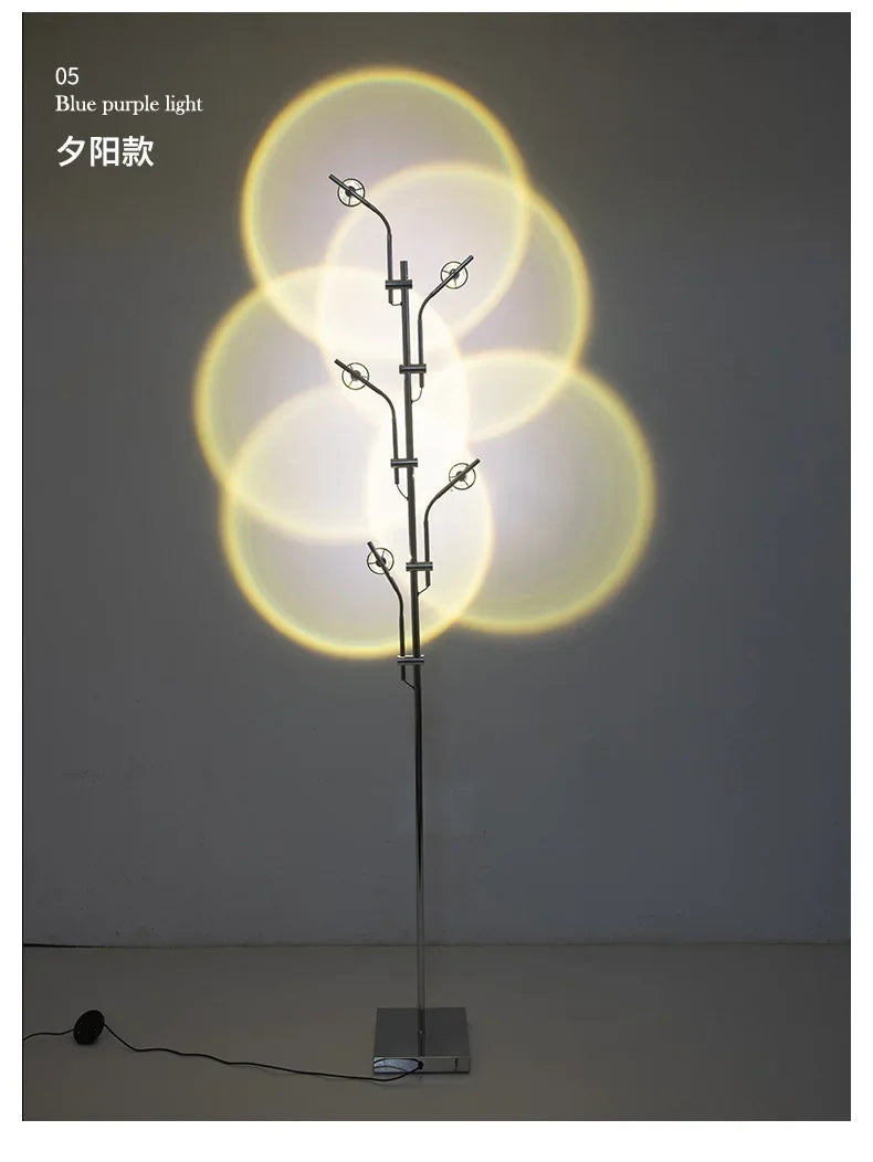 Nordic Rainbow Projection Floor Lamp