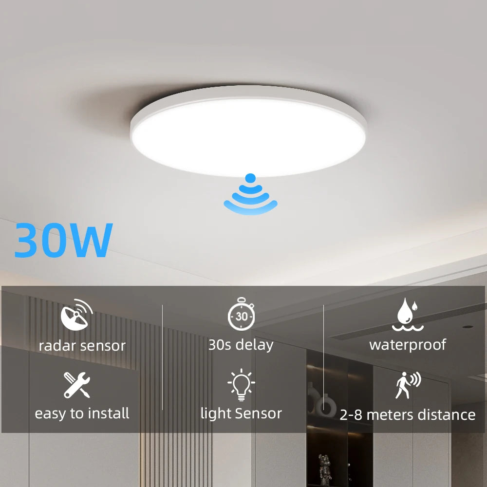 Body Sensor LED Ceiling Light