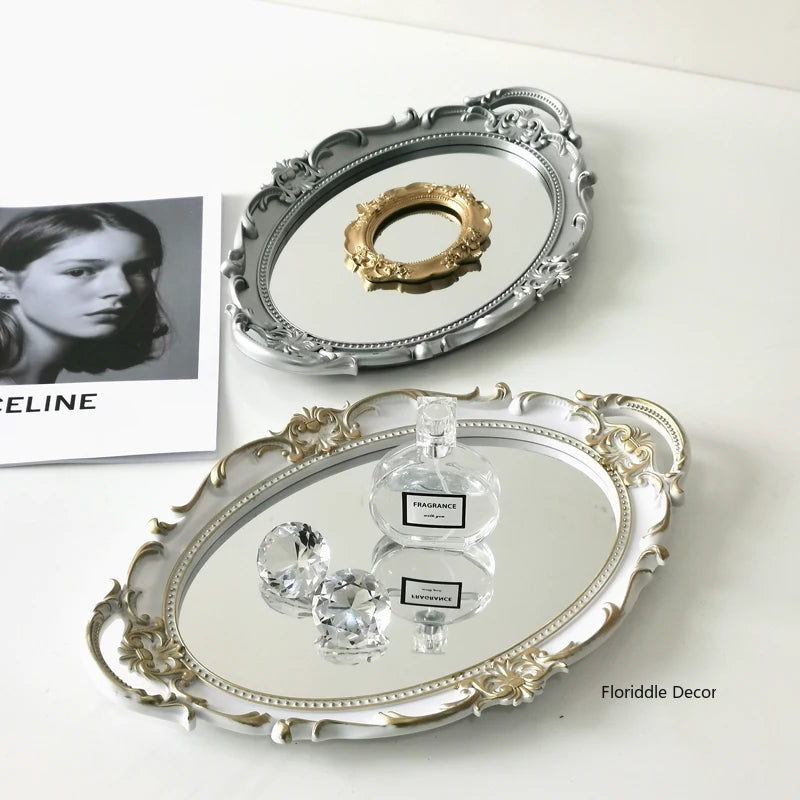 European Oval Decorative Tray