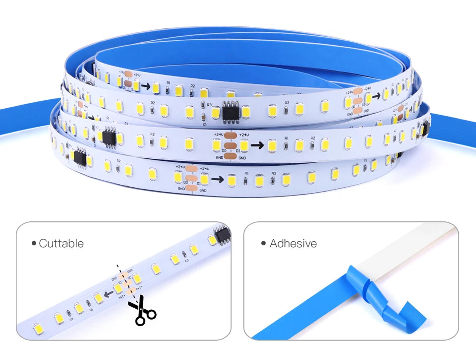 Running Water Flow Chasing LED Strip Lights 24V Motion Sensor