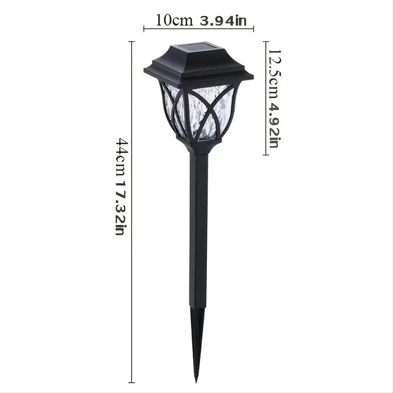 1-10 Pack Solar Yard Lights Bright Lawn Lights Outdoor Waterproof Led