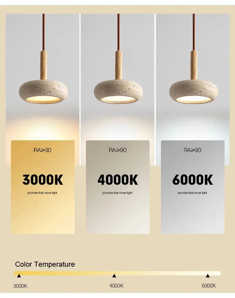 Wabi Sabi Circular Pendant Lamp